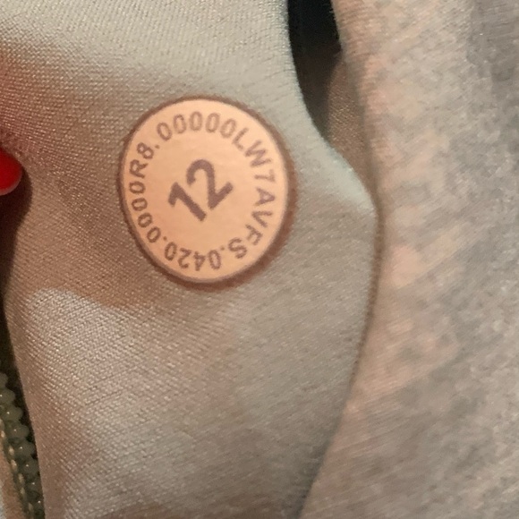 Lululemon Track That Short 5" Lined Size 12 Heather Lux Multi Hazy Jade - Picture 3 of 3